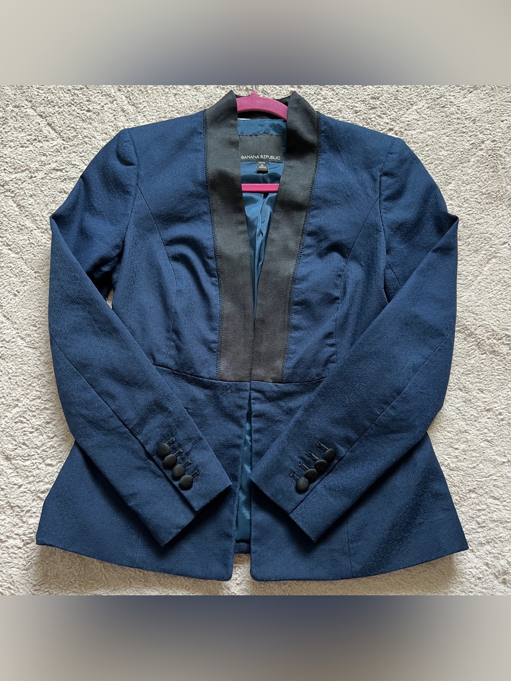 Banana‎ Republic Blazer Shoulder Pads Preppy Old Money Office Quiet Luxury Sz 0P